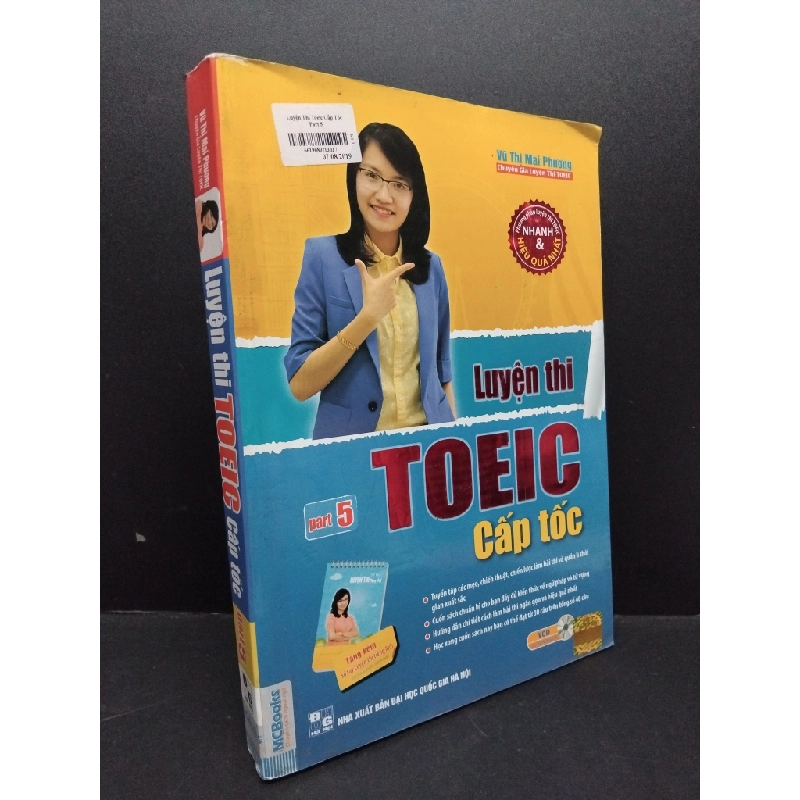 Luyện thi toeic cấp tốc part 5 (kèm CD) mới 80% ố nhẹ 2016 HCM1710 Vũ Thị Mai Phương HỌC NGOẠI NGỮ 303326