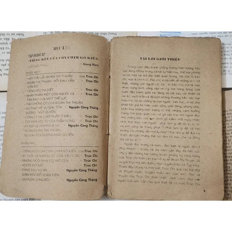 Phóng sự "Tiếng kêu của con chim gõ kiến" - tác giả Trúc Chi, Nguyễn Công Thắng 707621