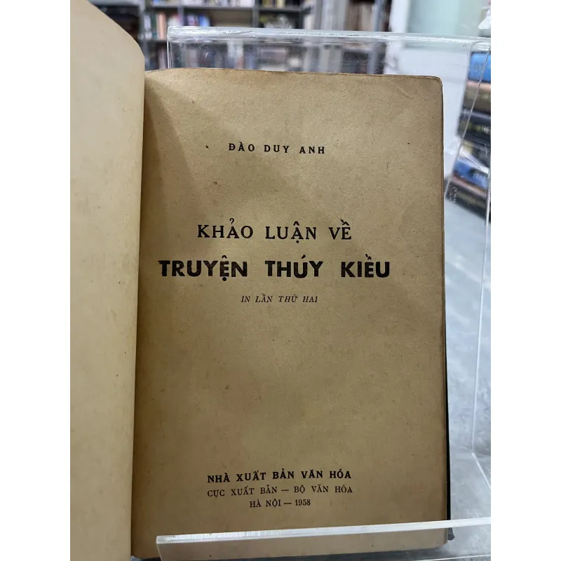 KHẢO LUẬN VỀ TRUYỆN THUÝ KIỀU - ĐÀO DUY ANH 760115