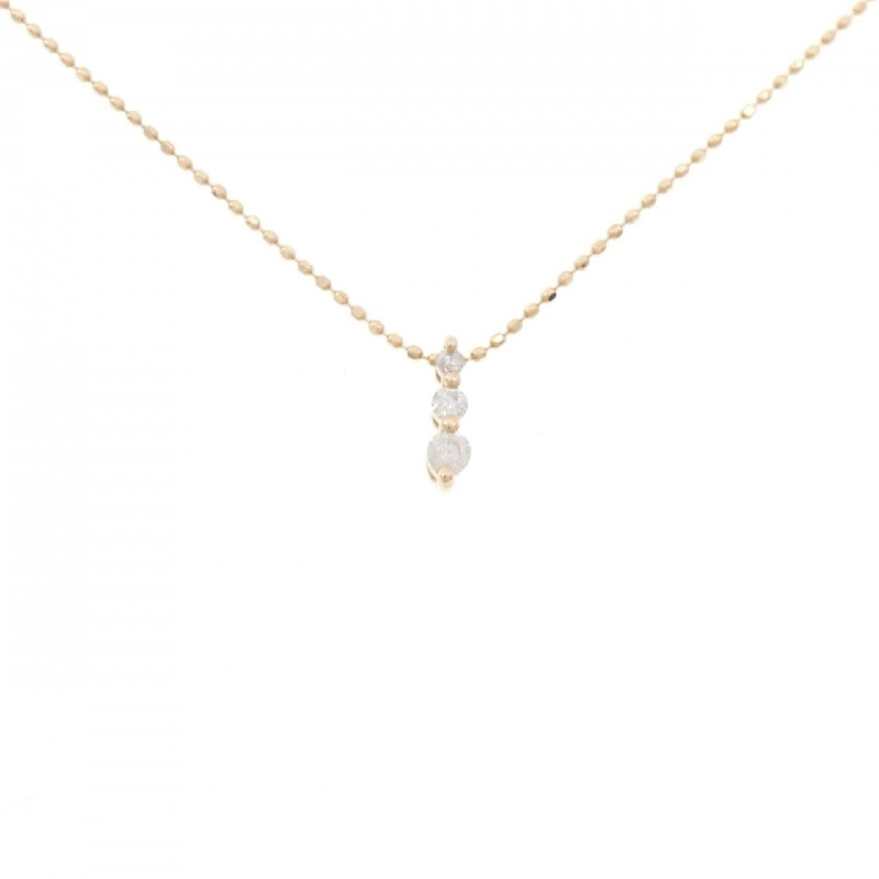 K18PG Dây chuyền kim cương 0.10CT - Hàng hiệu Chính hãng 861883