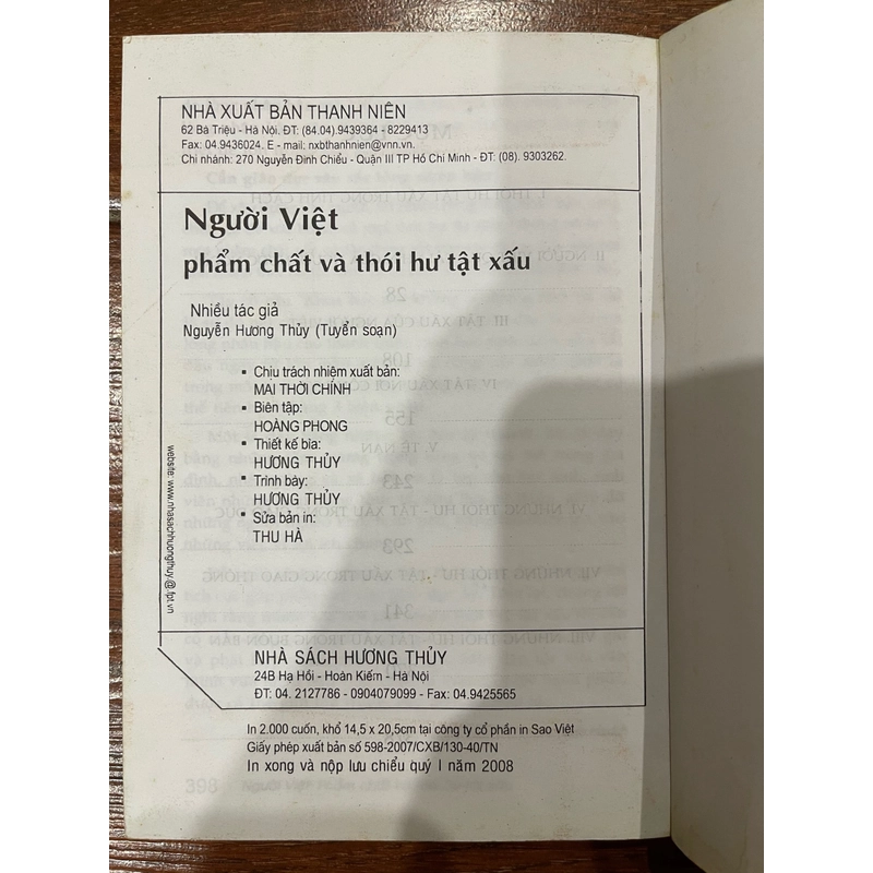 Người Việt phẩm chất & thói hư - tật xấu (k1) 519579