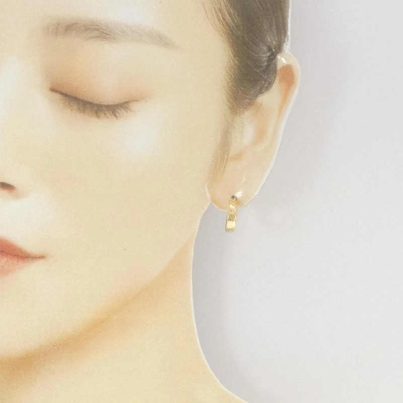 Bông tai hoop 750YG/750WG - Hàng hiệu Authentic 874215