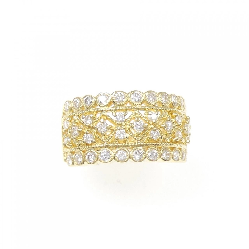 Nhẫn kim cương K18YG 0.80CT 672702