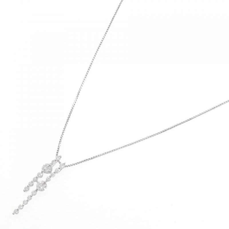 K18WG Dây chuyền kim cương 0.84CT - Hàng hiệu Authentic 862014