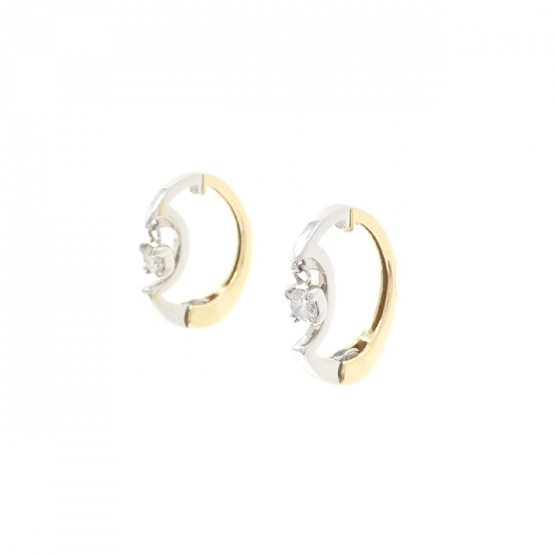 K18YG/PT900 Bông tai kim cương 0.10CT - Hàng hiệu Chính hãng 873799