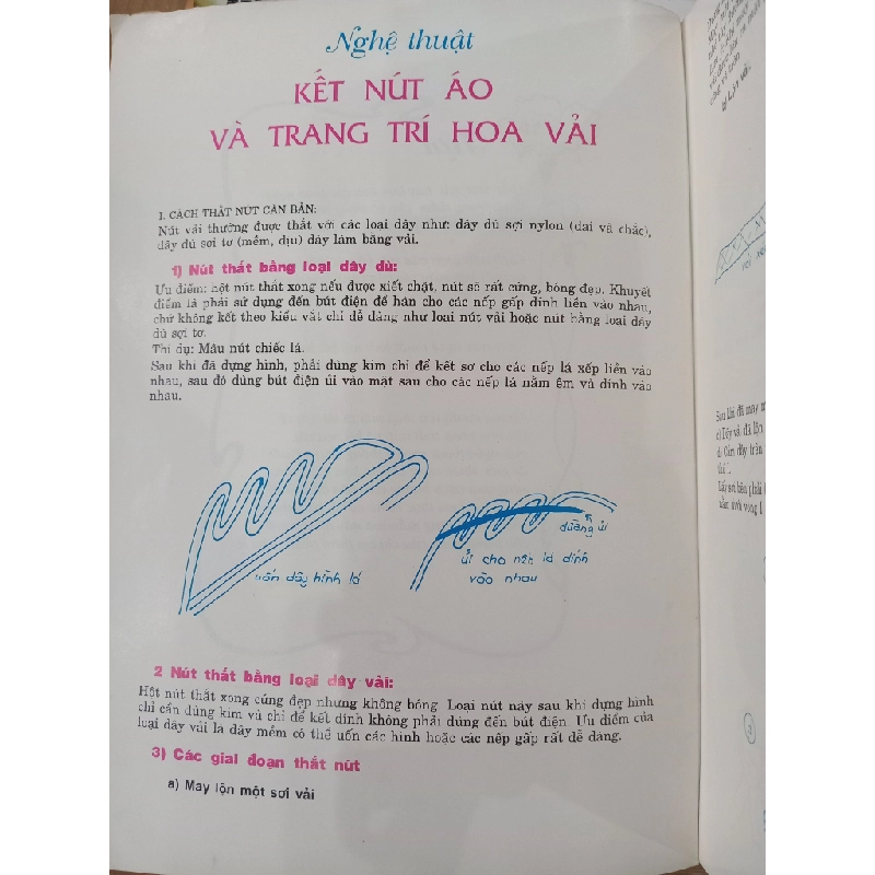 Nghệ thuật kết nút áo & trang trí hoa vải 536861