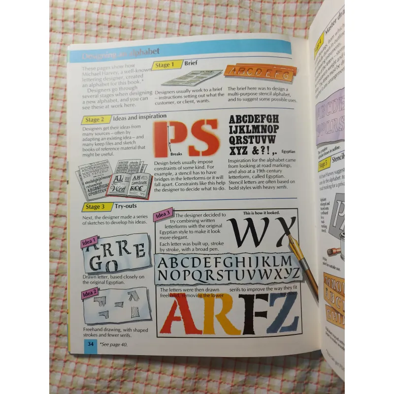 📘 LETTERING & TYPOGRAPHY An Usborne Guide – Usborne Publishing 732226