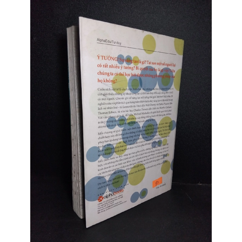 Đột phá sức sáng tạo mới 70% bẩn bìa, ố, có chữ viết 2007 HCM2101 Michael Michalko KỸ NĂNG 918354