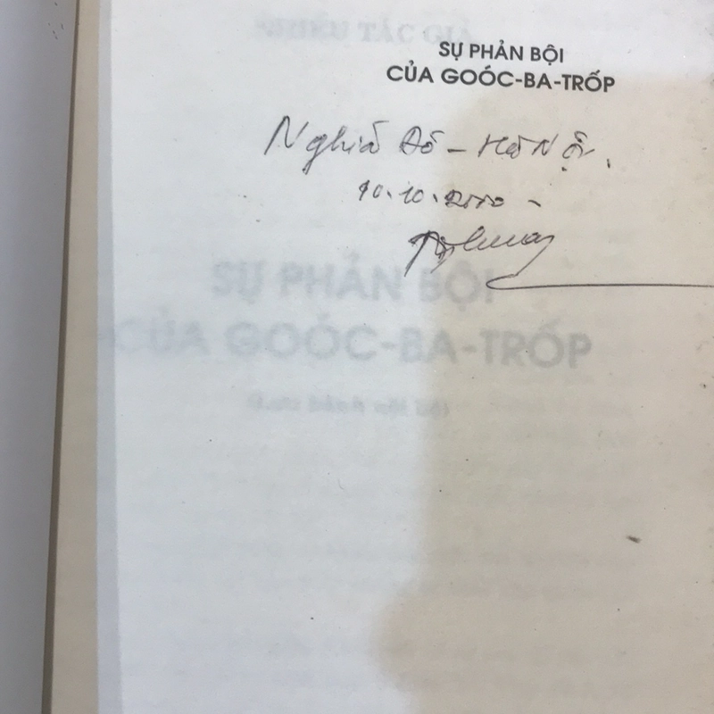 SỰ PHẢN BỘI CỦA GOOC-BA-TRỐP 525329