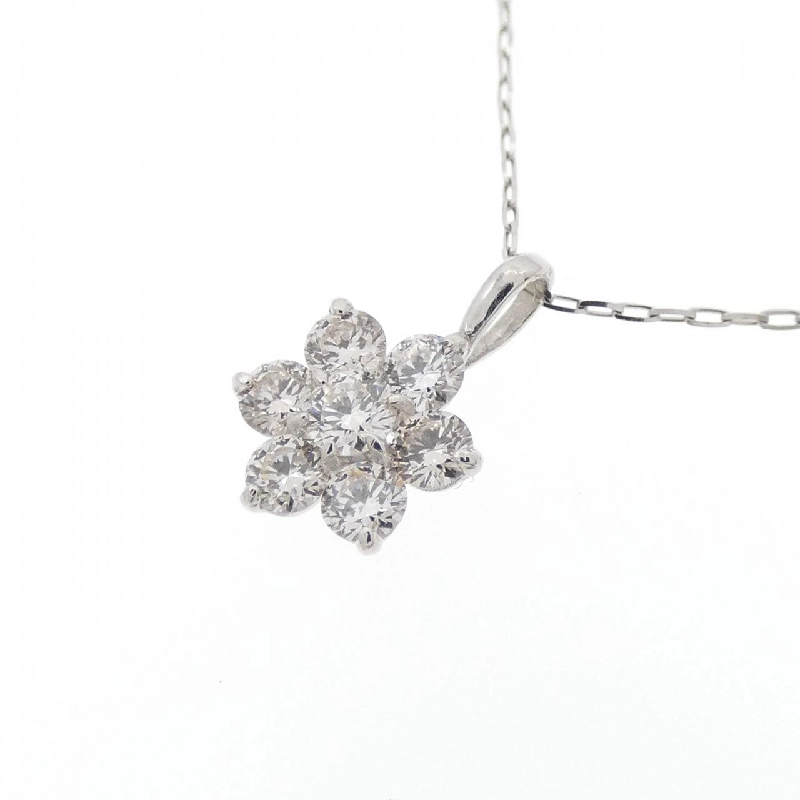 Dây chuyền kim cương hoa PT950/PT900 0.30CT - Hàng hiệu Chính hãng 862651