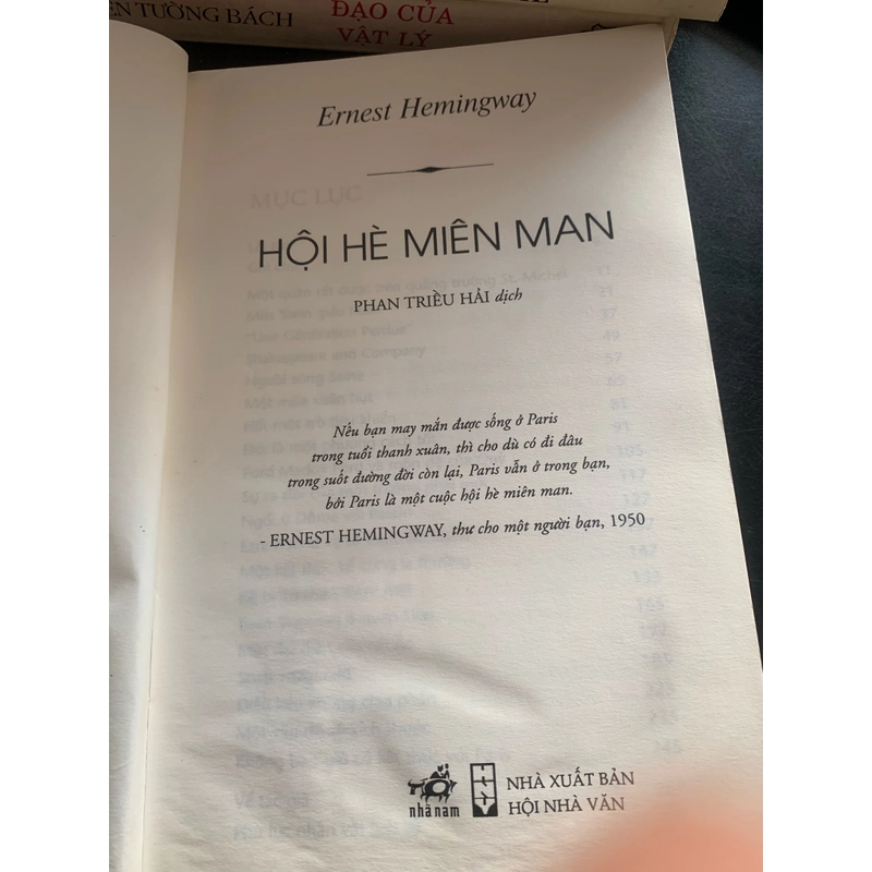 HỘI HÈ MIÊN MAN - ERNEST HEMINGWAY 277084