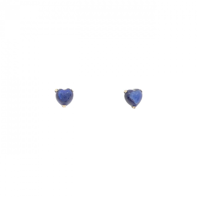 K18YG Bông tai hình trái tim Sapphire 0.92CT - Hàng hiệu Chính hãng 864399