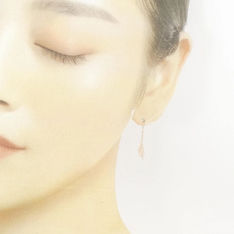 K18PG Bông tai hoa - Hàng hiệu Authentic 869955