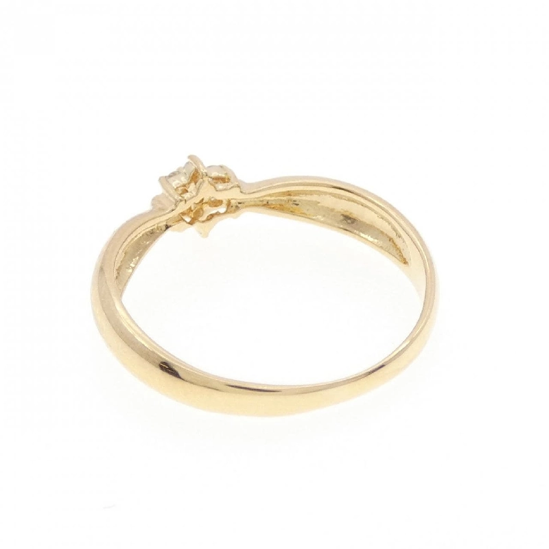 Nhẫn kim cương K18YG 671703