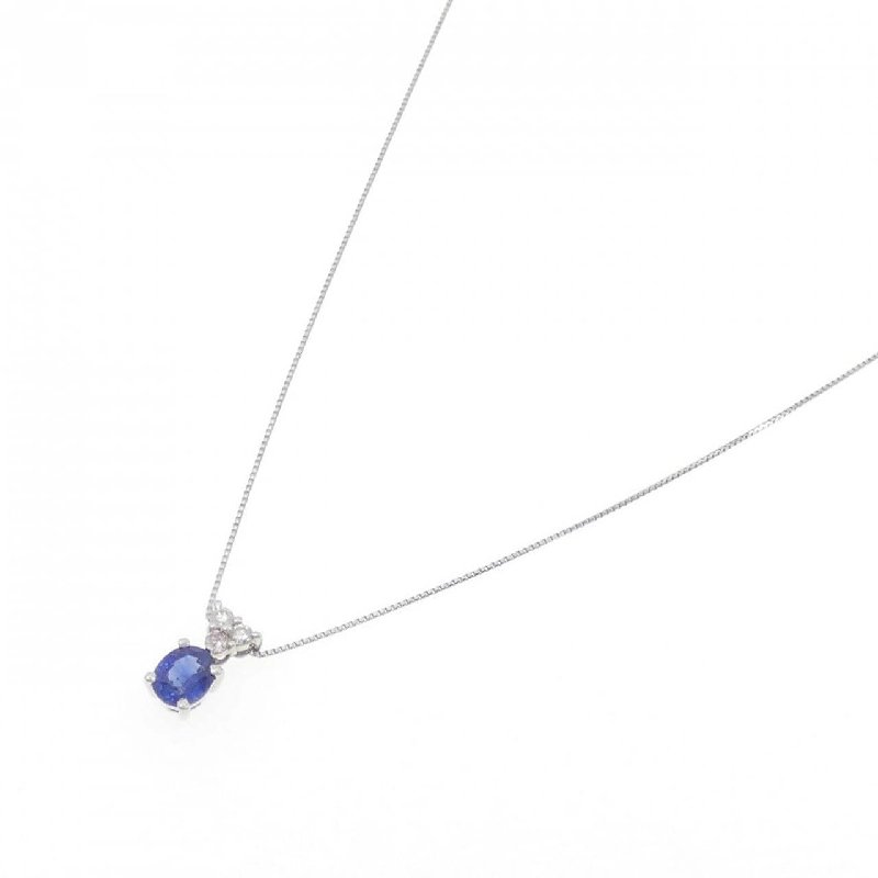 Dây chuyền Sapphire PT900/PT850 0.79CT - Hàng hiệu Chính hãng 856919