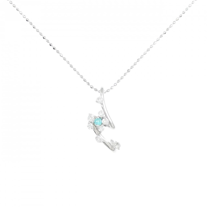 K18WG Tourmaline Necklace 0.04CT - Hàng hiệu Authentic 860248