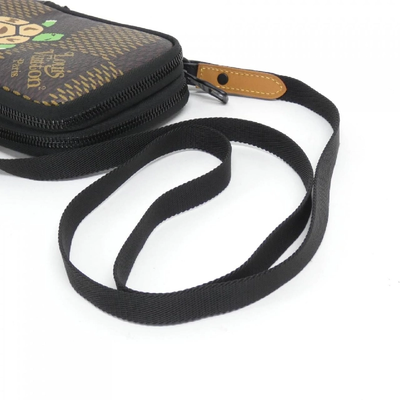 Túi đeo vai Louis Vuitton Damier Giant (LV Squared) Double Phone Pouch N40377 - Hàng hiệu Chính hãng 768905