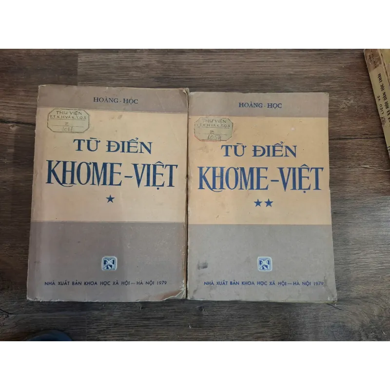 TỪ ĐIỂN KHƠME-VIỆT - HOÀNG HỌC - Từ điển Khmer - Việt (bộ 2 tập) 728832