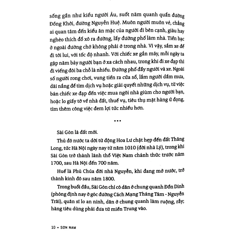 Sơn Nam:Giới thiệu Sài Gòn xưa-Ấn tượng 300 năm-Tiếp cận với Đồng Bằng sông Cửu Long 702718