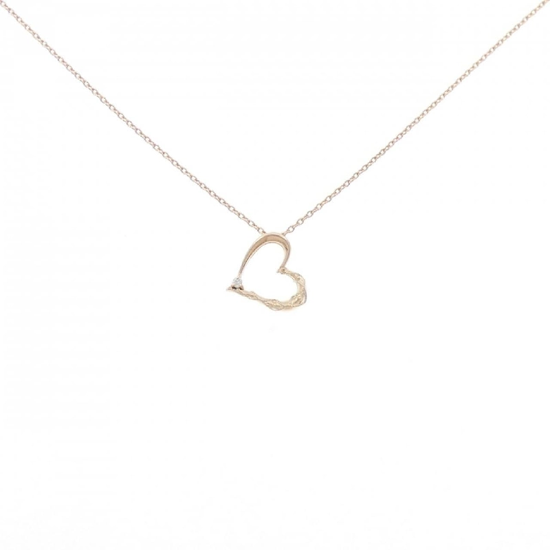 K10PG Dây chuyền kim cương hình trái tim 0.01CT - Hàng hiệu Chính hãng 860952