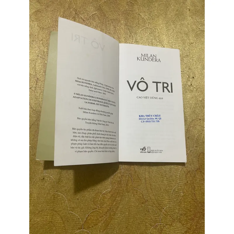 VÔ TRI- MILAN KUNDERA 724997