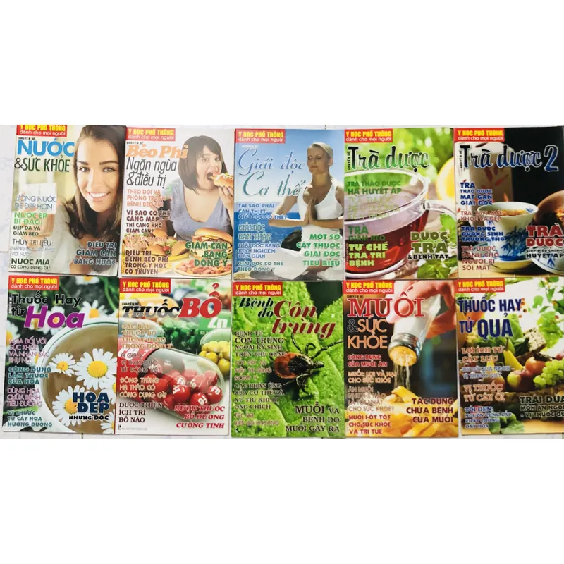 3). 10 CUỐN TẠP CHÍ Y HỌC PHỔ THÔNG  735133