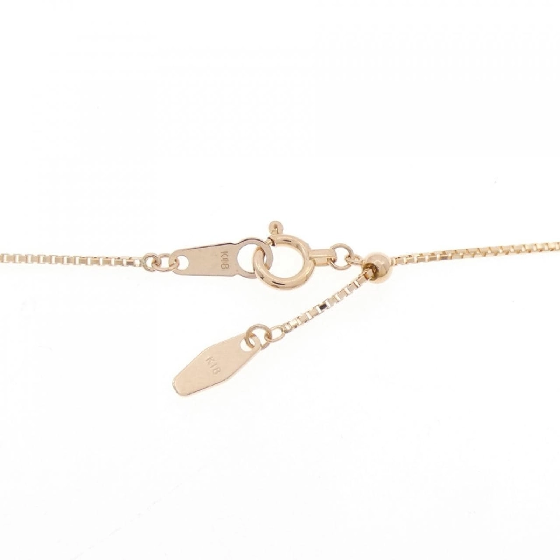 K18YG/K18PG Dây chuyền ngọc bích bướm - Hàng hiệu Authentic 859356