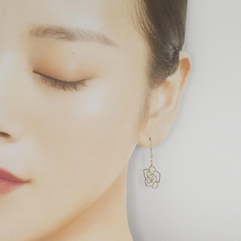 K18YG Bông tai hoa - Hàng hiệu Chính hãng 867608