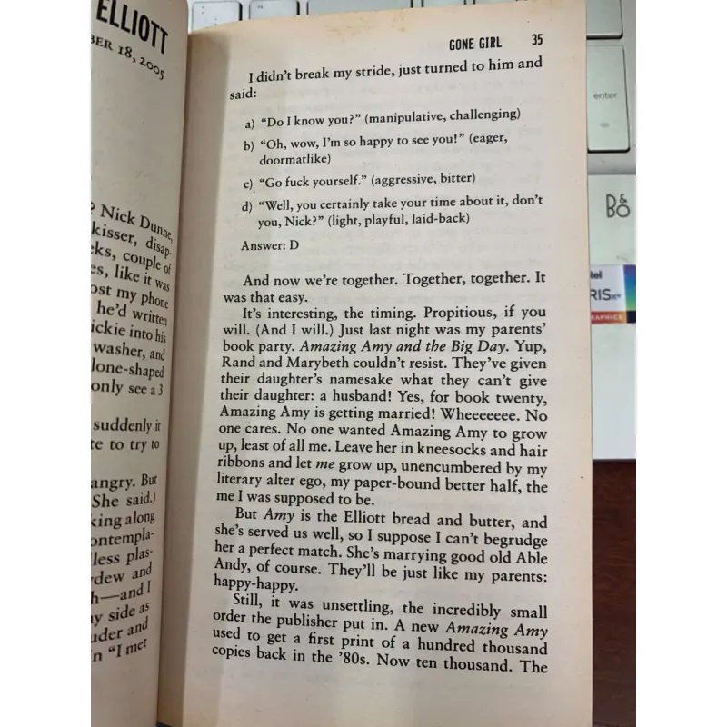 GONE GIRL A NOVEL (CÔ GÁI MẤT TÍCH) - GILLIAN FLYNN 753432