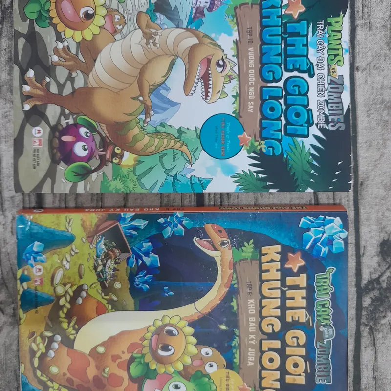 Thế giới khủng long. Plants vs Zombies. Tập 6 và 10 577825