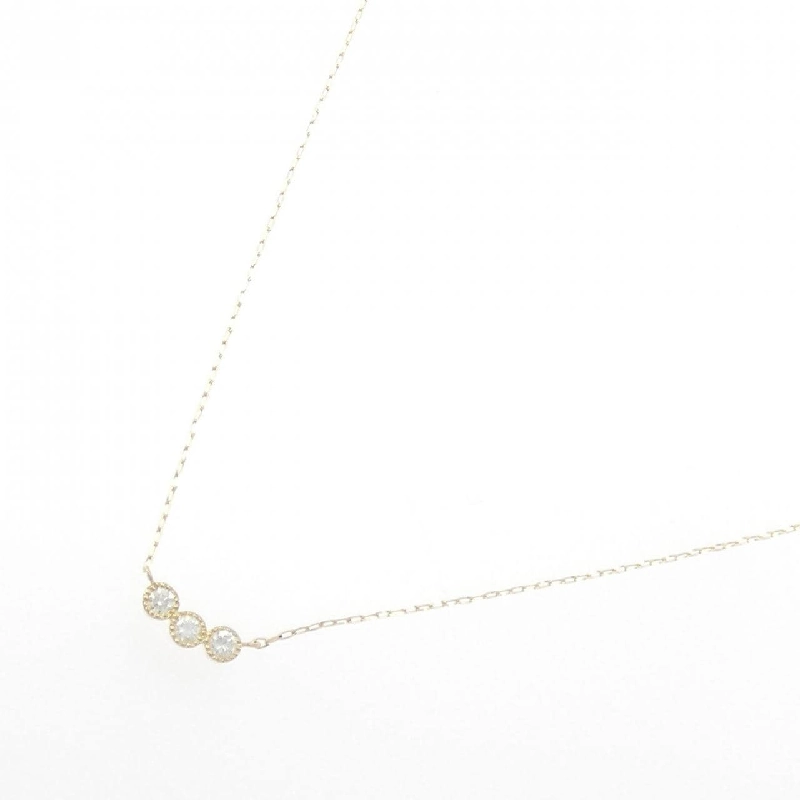 K18YG Dây chuyền kim cương 0.10CT - Hàng hiệu Chính hãng 856764