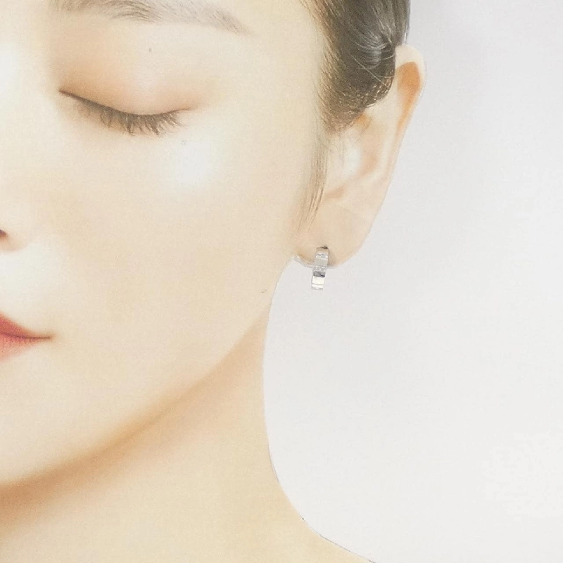 K14WG Bông tai kim cương một bên - Hàng hiệu Authentic 862885