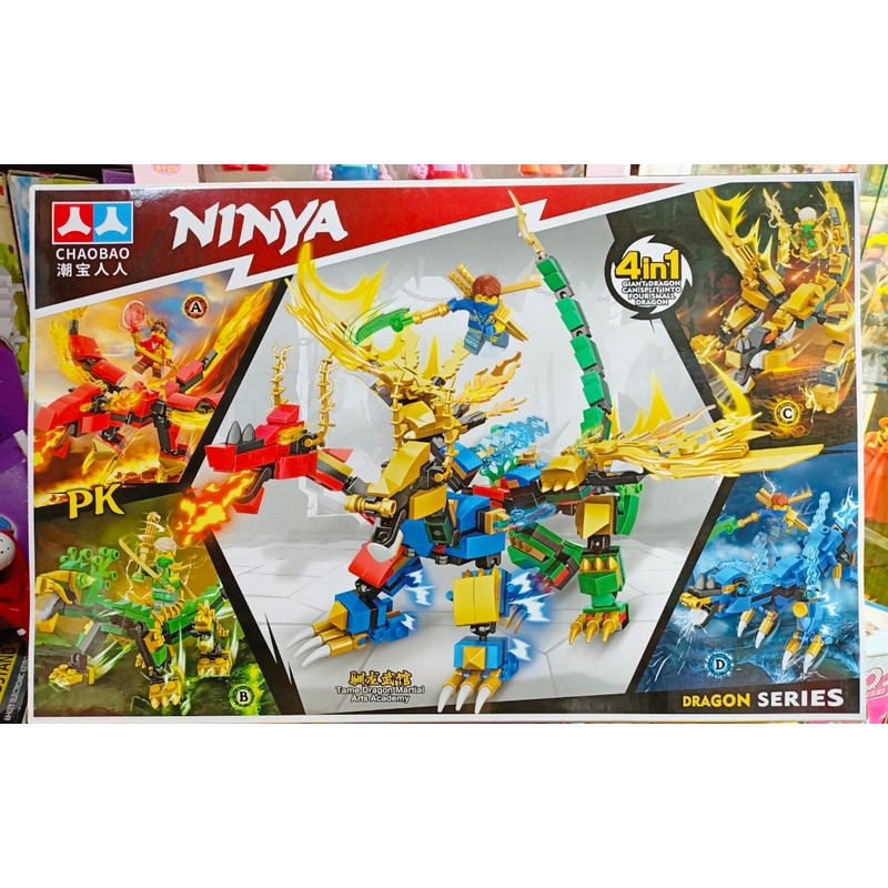 Đồ chơi Lắp ráp Ninja Rồng CHAOBAO 7638 145554