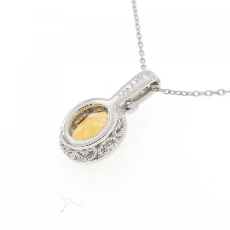 Dây chuyền Citrine PT900/PT850 1.19CT - Hàng hiệu Chính hãng 856395
