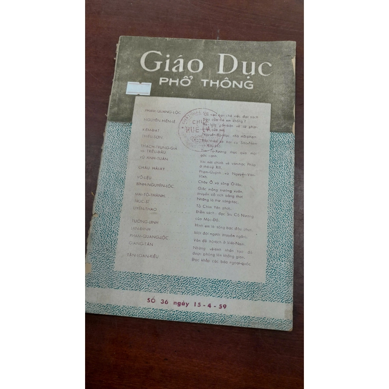 GIÁO DỤC PHỔ THÔNG -SỐ 36 276456