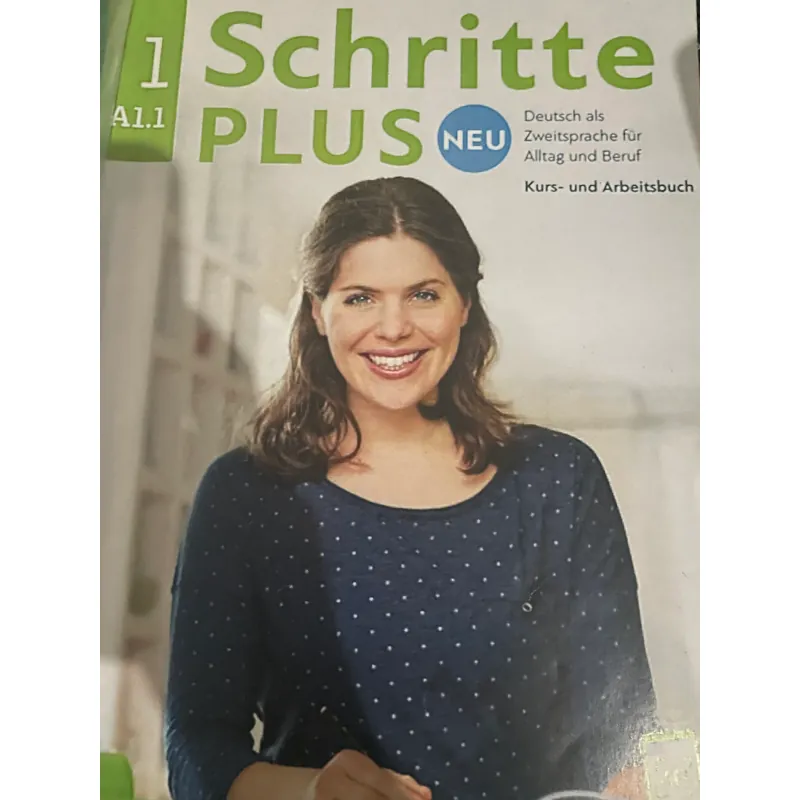 Sách Giáo trình Tiếng Đức Schritte Plus Neu A1.1 Kurs- und Arbeitsbuch 1023985