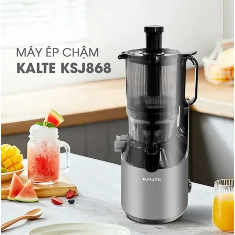 Máy ép chậm KALITE KSJ868 động cơ DC siêu khỏe ép kiệt bã 572352
