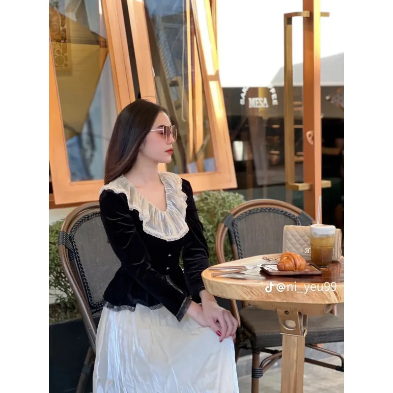 Set áo nhung kèm cv tơ  977447