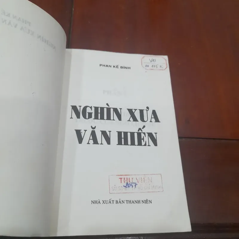 Phan Kế Bính - NGHÌN XƯA VĂN HIẾN 701037