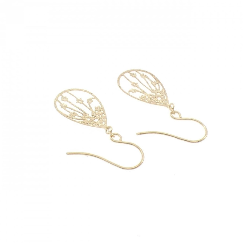 Bông tai hoa K18YG - Hàng hiệu Chính hãng 867956