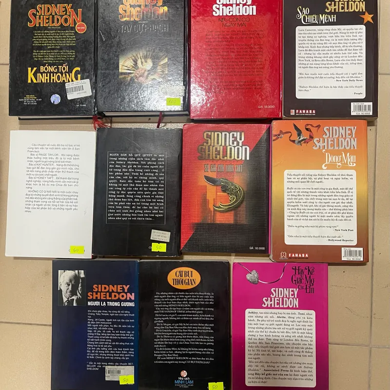 Sidney Sheldon tổng 11 cuốn không trùng 560855
