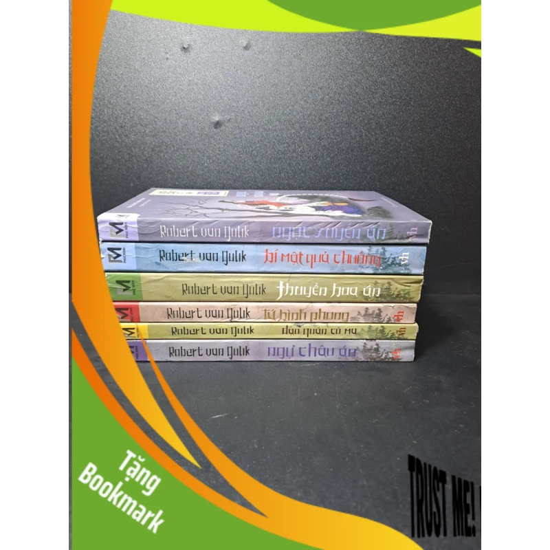 (TẶNG BOOKMARK) Bộ 6 cuốn địch công Kỳ án mới 90% bẩn nhẹ RBK0510 939889