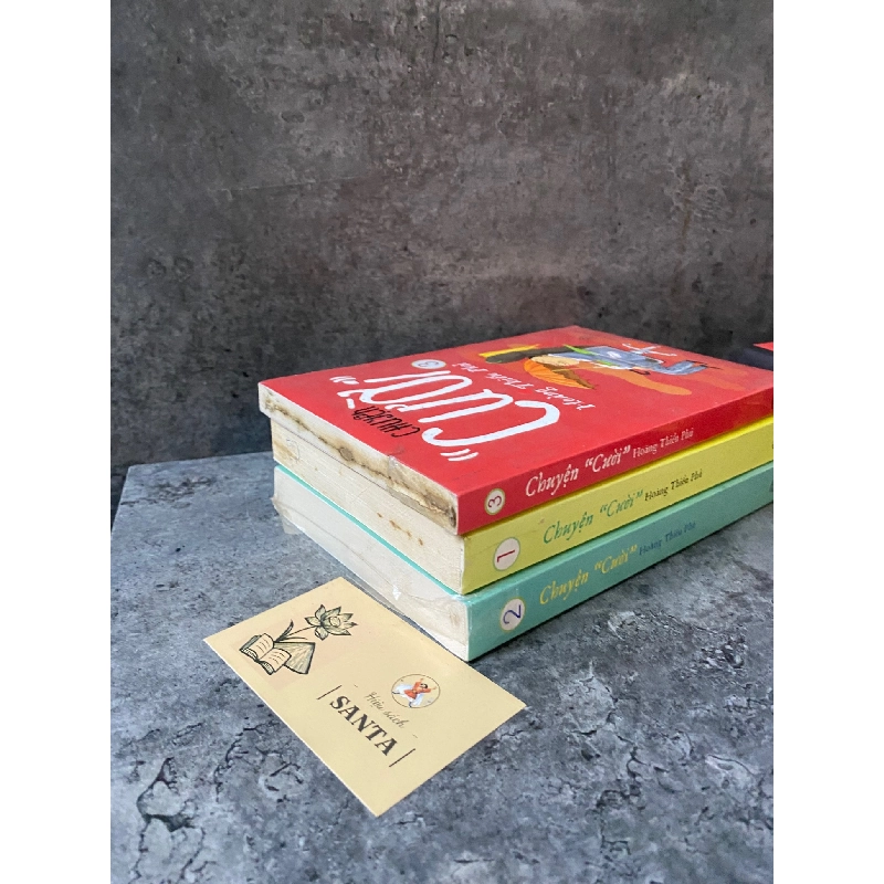 Truyện “cười” Hoàng Thiếu Phủ (bộ 3 tập)- sách lưu kho chưa qua sd,giấy xốp có ố 790338