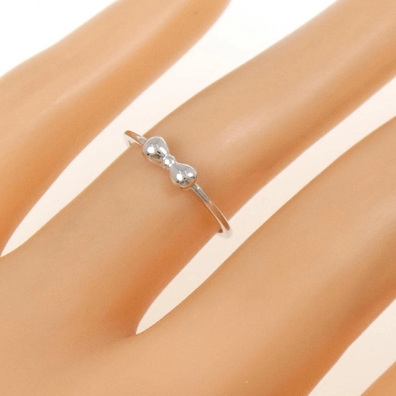 K18WG Nhẫn Ruy Băng - Hàng hiệu Chính hãng 848179