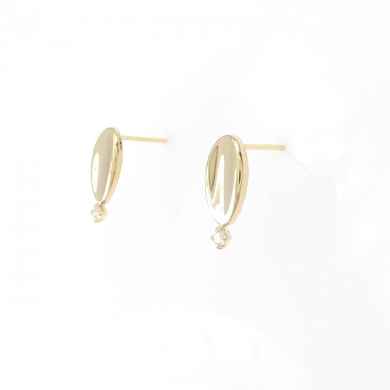 K18YG Bông tai kim cương 0.06CT - Hàng hiệu Chính hãng 877401