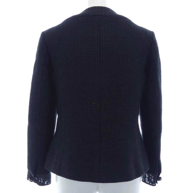 Áo khoác không cổ CHANEL - Hàng hiệu Authentic 638951