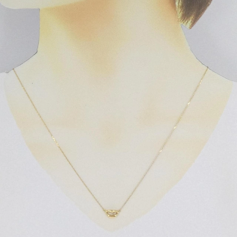 K18YG Dây chuyền kim cương - Hàng hiệu Authentic 865338