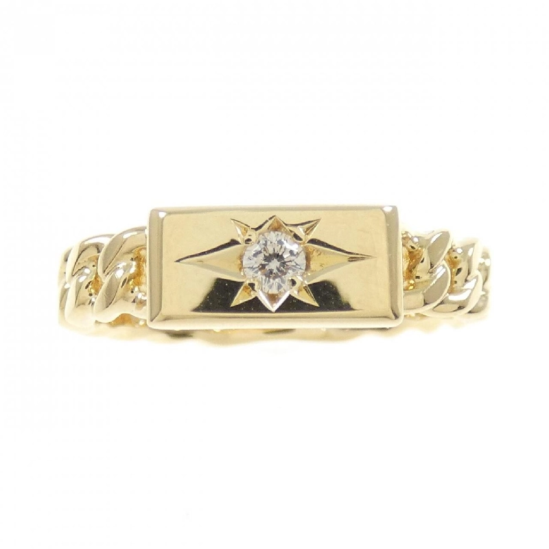 Nhẫn kim cương K18YG 0.05CT 673435