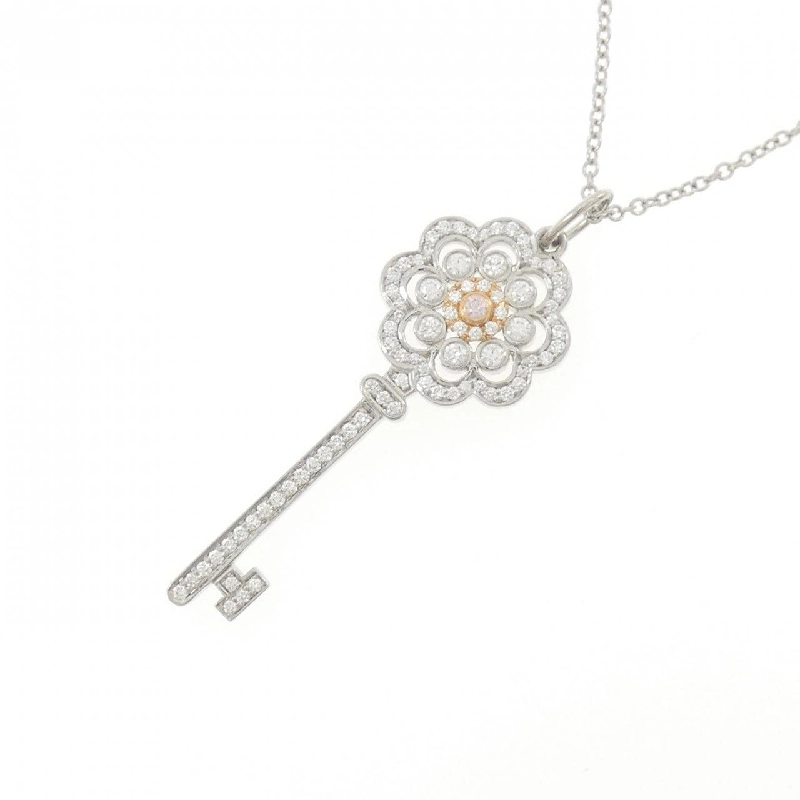 Dây chuyền chìa khóa hoa hồng Tiffany - Hàng hiệu Authentic 842280