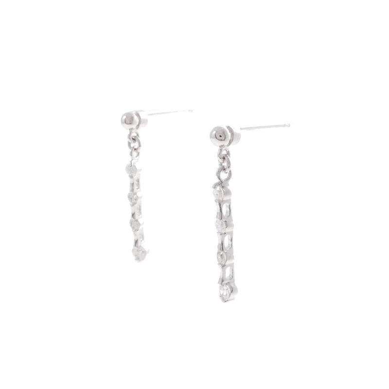 K18WG Bông tai kim cương 0.30CT - Hàng hiệu Chính hãng 868964